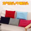 Almofada de Viagem, Almofada Inflável para Descanso Lombar ao Ar Livre, Almofada de Suporte para Cintura, Almofada Inflável Portátil para Dormir no Trem