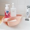 Estante de Almacenamiento Triangular para Fregadero Cesta de Almacenamiento para Drenaje de Cocina Estante de Red Filtrante para Residuos de Alimentos de Fregadero Almacenamiento de Frutas Azul
