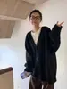 Suéter Delgado de Punto Holgado para Mujer Tallas Grandes 2026 Primavera Nicho Versátil Moda Casual Estilo Coreano Chaqueta Cálida