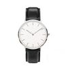 Comercio exterior simple más vendido cinturón relojes de cuarzo para hombre y mujer marca explosión micro-negocio reloj de estudiante para pareja de dos agujas