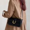 Bolso de Lujo para Mujer 2026 Nuevo Bolso Baguette Hebilla de Herradura Retro Bolso de Mano de Moda Bolso de Axila Bolso Cruzado de un Solo Hombro