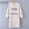 Delantal de Talla Grande para Mujer, Impermeable y a Prueba de Aceite para Cocinar en la Cocina, con Logo Impreso, Ropa de Trabajo para Hombre, Delantal de Dibujos Animados para Catering