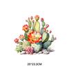 Flores y Libros Gramófono Zapatos Cactus Combinación Transferencia de Calor Tinta Blanca Transferencia de Calor Ropa al por Mayor Decoración DIY