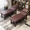 Cama de Massagem Dobrável de Medicina Tradicional Chinesa, Cama de Massagem para Casa, Cama de Fisioterapia com Furos, Cama Bordada para Moxabustão e Remoção de Cera de Ouvido, Cama de Beleza para Salão de Beleza