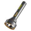 Linterna de Luz Lateral Cob Iluminación Exterior Linterna Portátil Recargable Aleación de Aluminio Batería Incorporada Linterna Doméstica Al Por Mayor