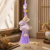 Dinastía Song Brocado Bordado de Doble Cara con Asa de Conejo Colgante de Cuerda DIY Festivo Cultural Creativo Pequeño Regalo Estilo Chino Mochila Colgante para Coche Adorno