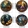 Série de Halloween Transfronteiriça Artesanato de Pegador de Sol em Acrílico Disco de Acrílico Decorativo Criativo Pendurado