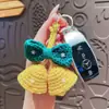 Llavero de Campana de Navidad de Peluche Original, Lindo Llavero de Navidad, Colgante de Bolso de Lujo Accesible, Regalo Navideño