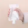 Bolsa de Recarga para Viaje, Limpiador Facial, Champú, Gel de Ducha, Botella de Recarga, Líquido de Viaje, Maquillaje y Artículos de Tocador, Portátil para Viajes de Negocios