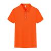 8208 Algodón de Seda color liso cuello solapa polo para hombre y mujer camisa de verano para publicidad ropa de trabajo camisa cultural impresión de camisa para publicidad