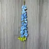 Flores Artificiales de Delphinium para Decoración de Bodas, Arreglo Floral, Flores Decorativas, Flores Biónicas, Decoración de Salón de Bodas, Flores Artificiales