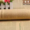 Periódico inglés vintage Papel kraft Papel kraft para ramo de periódico Materiales de embalaje de regalo Papel de envolver flores Papel de regalo Venta al por mayor