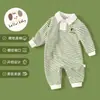 Macacão Novo para Bebê Primavera e Outono 2023 Macacão de Primavera para Menino Roupa de Fora Roupas para Menina Macacão de Manga Longa
