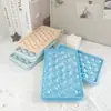 Forma de Gelo com 33 Compartimentos para Uso Doméstico com Tampa, Molde de Gelo de Plástico para Fazer Picolés, Bandeja de Cubos de Gelo, Molde de Bola de Gelo Redonda, Cubos de Gelo