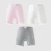 Pantalones Cortos de Encaje de Seguridad para Niñas Dingmi Oso, Color Sólido, Antibacterianos 7A, No Aprietan, Dos en Uno para Primavera y Verano, Estilo Fresco y Delgado para Bebés