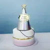 Decoración de Sombrero de Cumpleaños de Bola de Pelo para Repostería de Fiesta Accesorios para Fiesta de Disfraces Adornos para Fiestas Infantiles y de Adultos