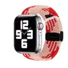 Adequado para pulseira apple iwatch apple ajustável trançada 8 pulseira apple fivela dobrável sucção magnética pulseira ultar