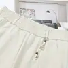 20026 Calças Retas Casuais Largas de Outono para Mulheres, Calças de Nove Quartos para Mães, Calças Retas para Deslocamento na Primavera e Outono