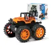 Promoção quente brinquedos infantis veículo off-road de inércia bidirecional meninos engenharia militar pequeno carro de brinquedo atacado de feira noturna