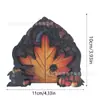 Adornos de Puerta de Elfo de Jardín Transfronterizos, Decoraciones de Jardín, Adornos para Jardín de Casa, Manualidades de Madera, Adornos de Doble Capa