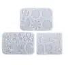 Poppy DIY Páscoa Resina Lagarto Inseto Pingente Molde de Silicone Trevo Cogumelo Flor Molde