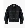 Jaqueta de brim crua workwear masculina com fivela clássica de avião americana, design de estilo de rua, nicho, modelagem reta, casaco jeans curto versátil
