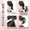 Peluca de Cabeza de Bola de Bigotes de Dragón Anillo para Mujer Cabello Humano Simulado Accesorios para el Cabello Volumen de Cabello Esponjoso Estilo Dorado Moño para el Cabello Cabeza de Capullo de Flor