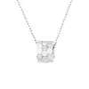 Collar con Colgante de Cruz de Nácar Natural Versión Alta Familia Shang X Accesorios de Alta Gama para Mujer Exquisito Lujo Ligero Nicho Oro Rosa Clavícula