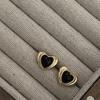 Polvo para Pan al Vapor Shijia Aretes de Perlas Blanco Leche Claro Aguja de Plata Esterlina S925 Nicho de Gama Alta Combinables Nuevos Aretes