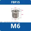 Acero Inoxidable 304 Fbpjs Brida Cabeza de Bola Émbolo Rosca Escalonada Perla de Posicionamiento Émbolo Telescópico Carga de Resorte Perla de Presión