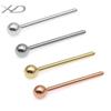 Xd Pines de Cuentas de Plata S925 Agujas de Plata para DIY Accesorios de Pendientes de Plata Agujas para Joyería Hecha a Mano Joyería de Plata al por Mayor