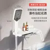 Grifo de bañera color gris plomo, juego especial de ducha fría y caliente para bañarse, mezclador de agua para baño del hogar, montado en la pared