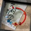 Novas Pulseiras de Contas Costuradas Estilo Chinês Casal para Mulheres no Outono e Inverno Pulseiras Maillard Retrô de Nicho com Pulseiras Elegantes e de Alto Padrão