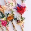 Mini Buquê de Flores Secas, Flores Reais, Flores Eternas da Amazônia para Cartão de Cumprimentos Pequeno, Flor do Noivo, Flor Broche, Pequeno Presente para o Dia das Mães