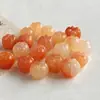 Xinjiang Golden Silk Jade Calabaza Cuentas Accesorios Jade Aventurina Multicolor Cuentas Sueltas Pulsera DIY Artesanías para Joyería Pulsera