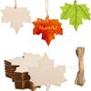Artesanato de Madeira Prontas Peças de Madeira em Branco Decoração de Homem de Gengibre de Páscoa Enfeites de Natal Etiquetas de Presente DIY