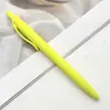 Bolígrafo de Plástico Recubierto con Pintura en Polvo Macaron Papelería para Estudiantes Bolígrafo de Oficina de Negocios Bolígrafo de Regalo Publicitario Venta al por Mayor en Stock