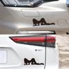 Nuevo Sexy Belleza Ángel Diablo Adhesivo Reflectante Papel Cubierta Arañazo Especial Calcomanía Cuerpo Coche Creativo