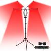 Luz Roja de 650 Nm + Stand de 850 Nm Dispositivo de Belleza de Pie para Uso en Casa Lámpara Modeladora para Ejercicio de Yoga Terapia de Luz Roja
