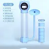 Halter de respiração transfronteiriço, treinador de respiração abdominal, exercício de pressão de ar para capacidade pulmonar, músculos abdominais, definição abdominal, músculos do assoalho pélvico e emagrecimento facial