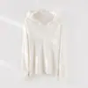 Nueva colección otoño/invierno: Suéter de punto sin costuras 100% lana merino para mujer, versátil, casual y con un estilo relajado y sin esfuerzo, disponible ahora