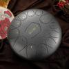 Tambor etéreo de clase D de la marca Huashu, tambor de loto de acero al carbono, 13 tonos, 12 pulgadas, color etéreo, tambor de disco, tambor de lengüeta de acero, percusión
