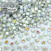 8mm Punta Cuadrada Gruesa Joyería de Diamante para Uñas Arte de Uñas Forma Especial Polvo Blanco K9 Mixto Decoración para Uñas Material para Uñas Portátil Venta al por Mayor