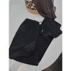 Yuran 26 Modelo Novo de Início de Primavera Mistura de Linho Lyocell Importado Cintura Elástica Calça Larga Reta de Ar
