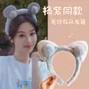 2025 Nueva Diadema de Rana de Peluche para Niños Aro para el Cabello de Niña Banda para el Cabello de Otoño Invierno Diadema Linda para Lavarse la Cara