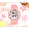 Reloj LED para Niños Unicornio Estudiante Simple Deportivo Luminoso de Alto Valor Azul Klein Reloj Inteligente