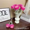 Flores de Peonía Artificiales para Sala de Estar en Casa Decoración de Alta Gama Arte Floral de Interior Decoración de Mesa de Hotel Arreglo Floral Flores de Loto Falsas