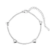 Accesorios de otoño transfronterizos más vendidos: Tobilleras de acero inoxidable de alta gama para mujer, joyería para pies de acero de titanio a la moda y versátil que no se decolora