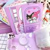 Sanrio Le Tikulomi Livro Silencioso Sem Cortes para Crianças Meninas Feito à Mão DIY Livro de Adesivos de Conta Feito à Mão