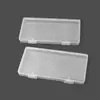 Caja Transparente de Plástico PP con Doble Cierre Vacía para Lápices de Cejas, Papelería de Oficina, Almacenamiento de Cuentas, Joyería, Caja de Muestras para Ferretería